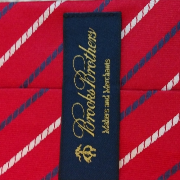 3 Silk Tie Bundle - 2 Brooks Brothers/1 Paul Fredrick (Made in USA) - Picture 4 of 13